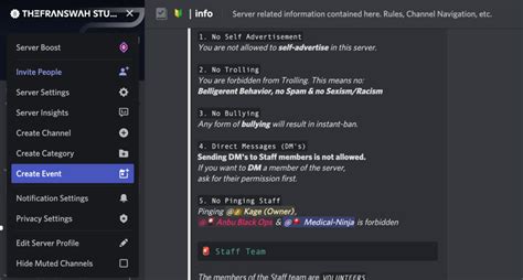 Discord Event Management Tools