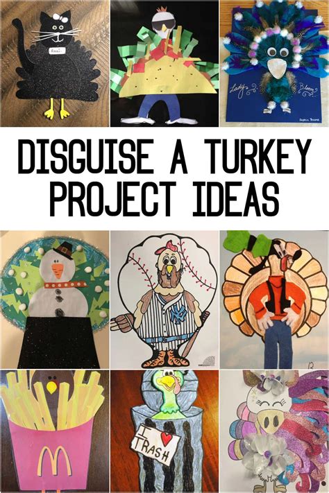 Disguise A Turkey Printable Fun