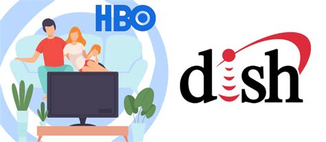 DISH and HBO logo