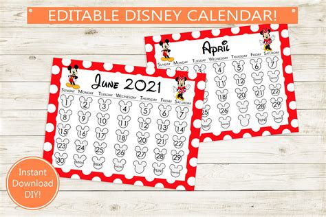 Disney Calendar