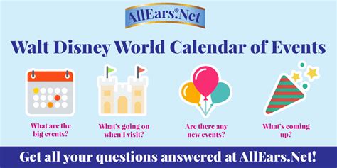 Disney Calendar Events