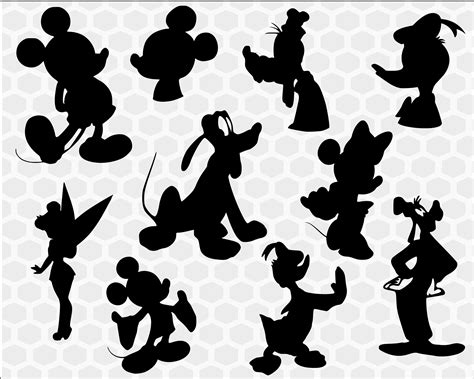 Disney Character Silhouettes