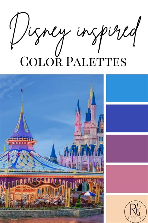 Disney Color Palette Evolution