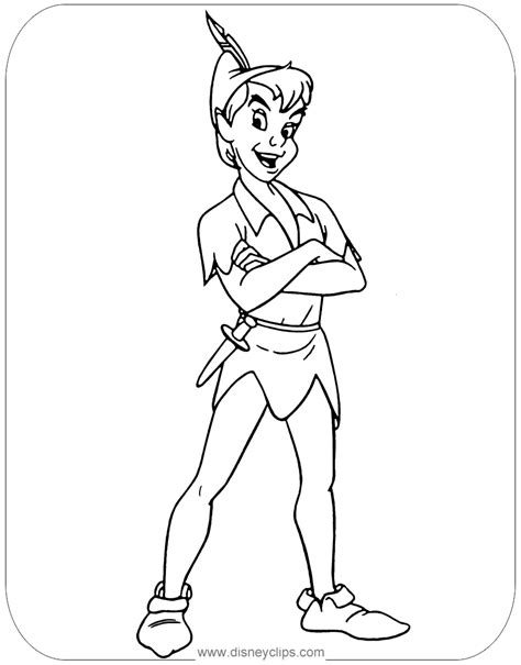 Disney coloring pages Peter Pan