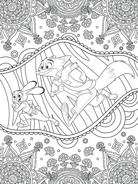 Disney coloring printables for adults