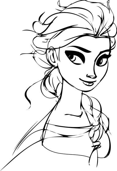 Disney printable coloring pages Elsa