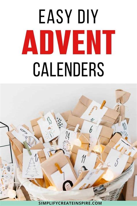 DIY Advent Calendar Ideas for Adults