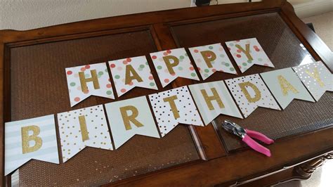 DIY Birthday Banners