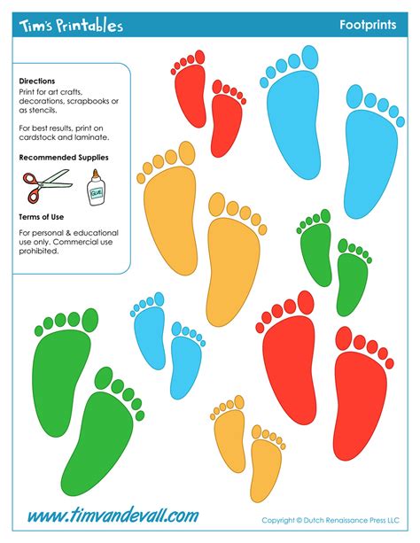 DIY footprint template tutorials