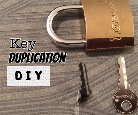 DIY key duplication