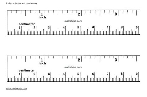 DIY Printable Rulers