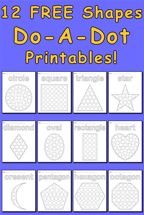 Dot to Dot Shapes