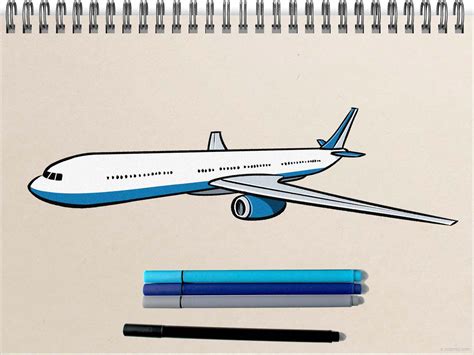 Drawing the tail of the airplane