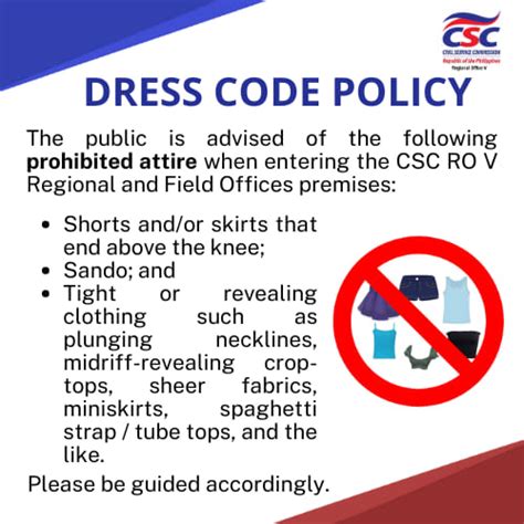 Buford's Dress Code Policy