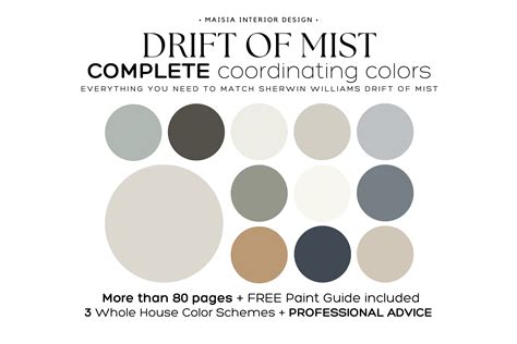 Drift of Mist Color Palette Inspiration 1