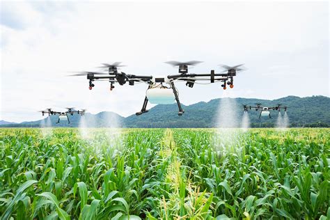 Drones used in farming