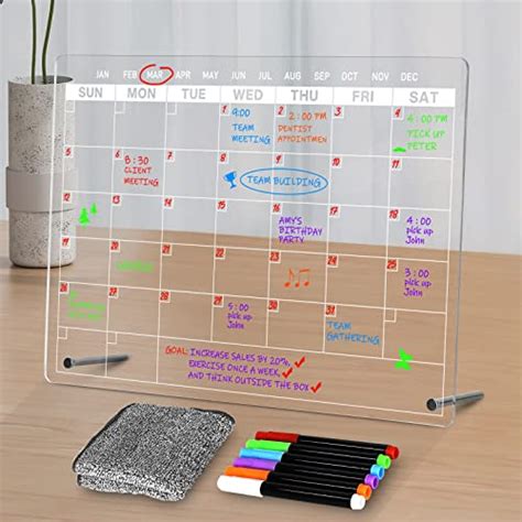 Dry Erase Board Calendar Productivity