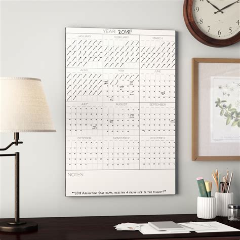 Dry Erase Whiteboard Calendars