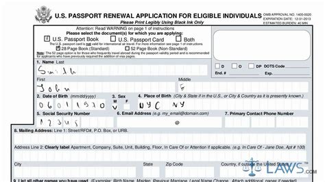 DS-82 Form Status