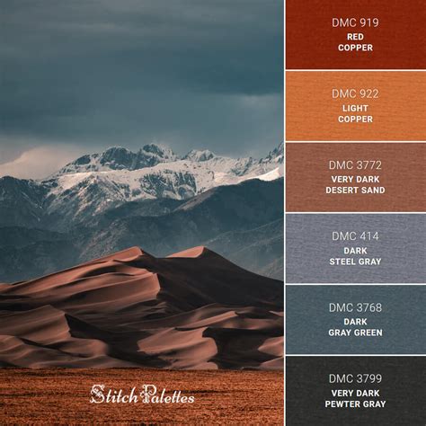 Dune-inspired color palette