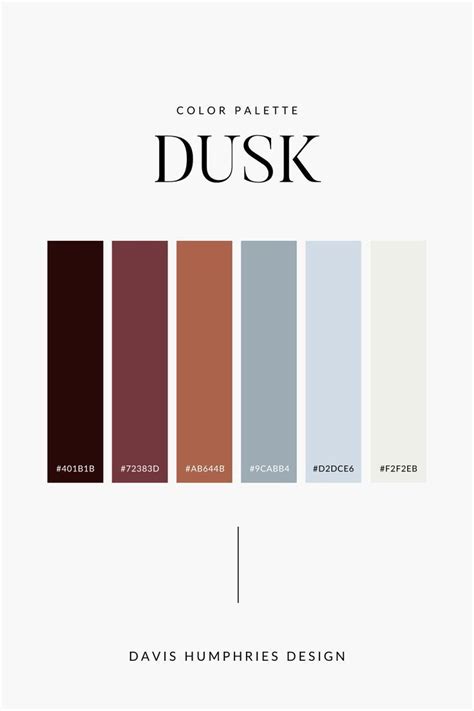 Dusk Color Palette Branding