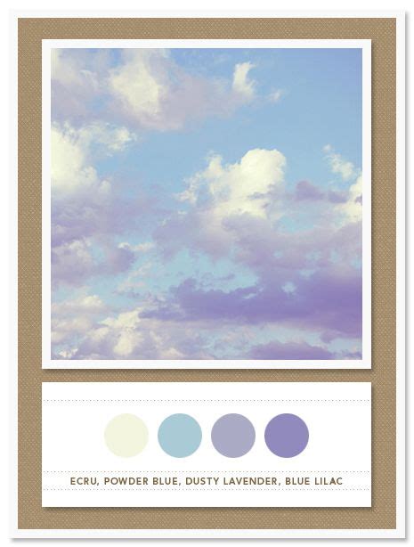 Dusty Lavender and Powder Blue