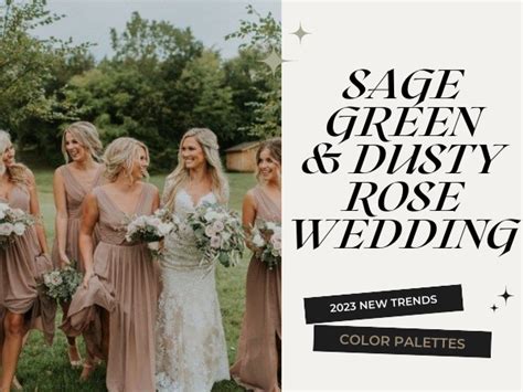 Dusty Rose and Sage Muted Color Palette