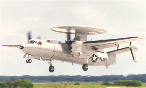 E-2C Hawkeye Early Warning Aircraft on Carrier Strike Group 1