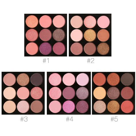 Earth-Toned Eyeshadow Palette Shades