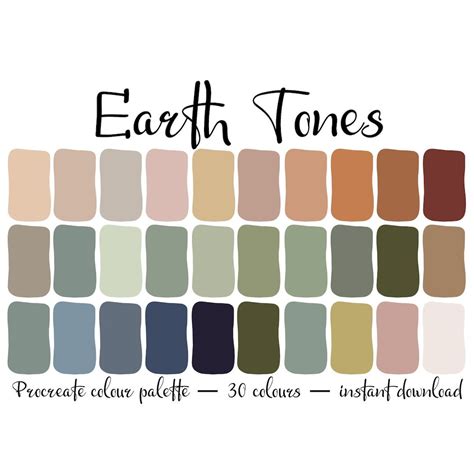 Earth tones