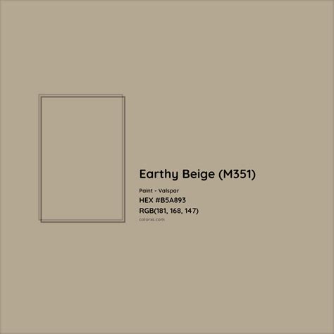 Earthy Beige Color Palette