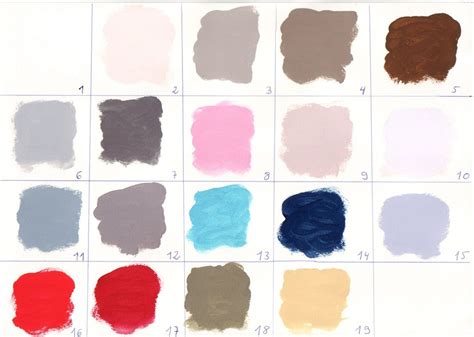 Watercolour paint palette with earthy colours