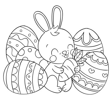 Easter coloring pages designs