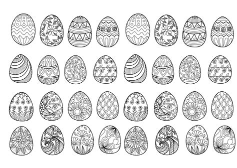 Easter Egg Coloring Page Tips and Tricks