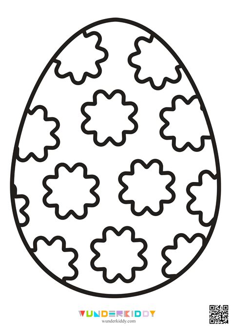 Easter egg printable designs