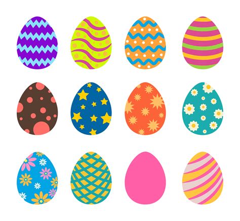 Easter egg printable designs