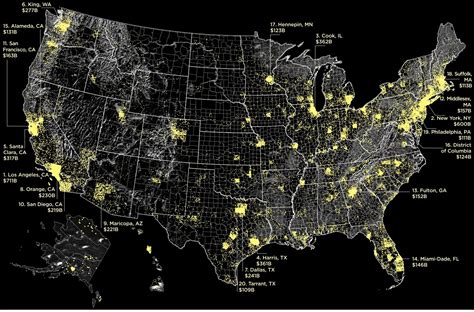 Economic Map Of United States