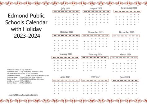 Benefits of Edmond Public Schools Calendar