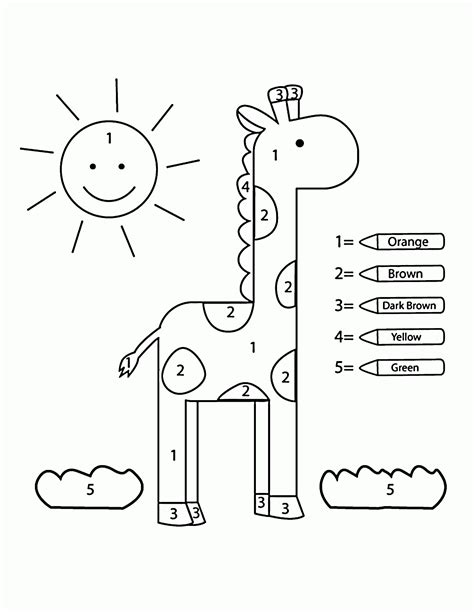 Educational coloring pages for kids