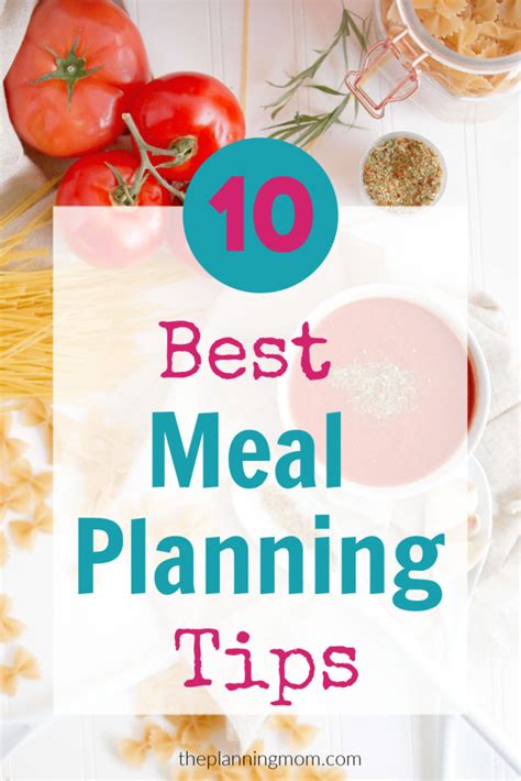 Tips for Effective Meal Planning