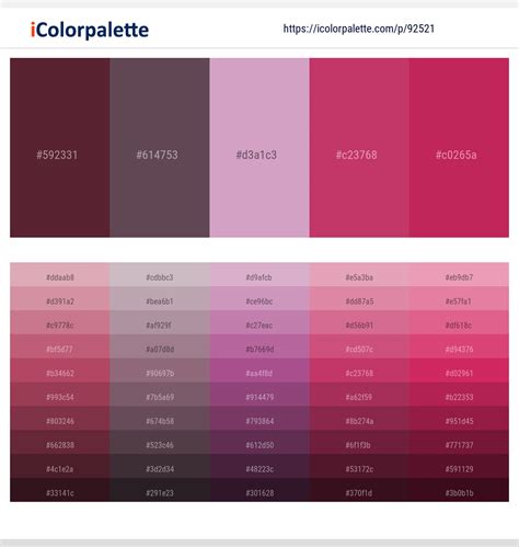 Eggplant Color Palette Example 1