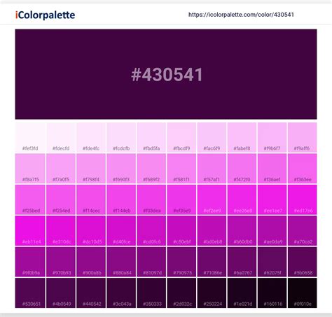 Eggplant Color Palette Example 5