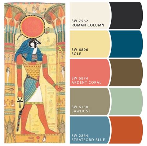 Egyptian Colors in Modern Design