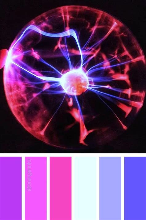 Electric color palette inspiration designs