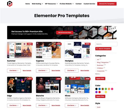 Elementor Template