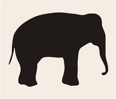 Elephant stencil printables