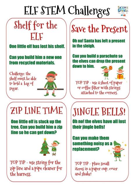 Elf Educational Activities