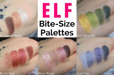 E.L.F. Eyeshadow Palette Swatches