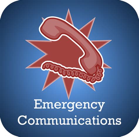 Emergency communication plan