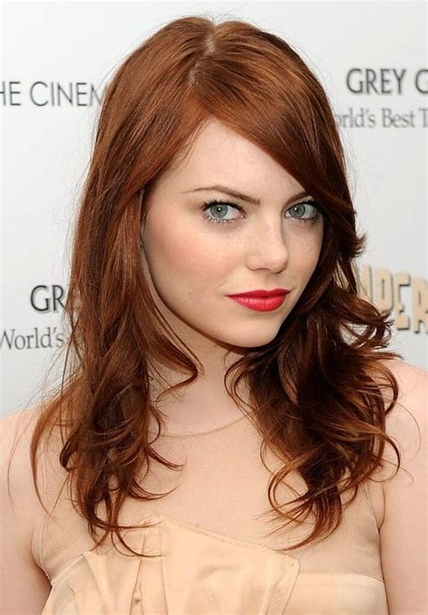 Emma Stone with red hair